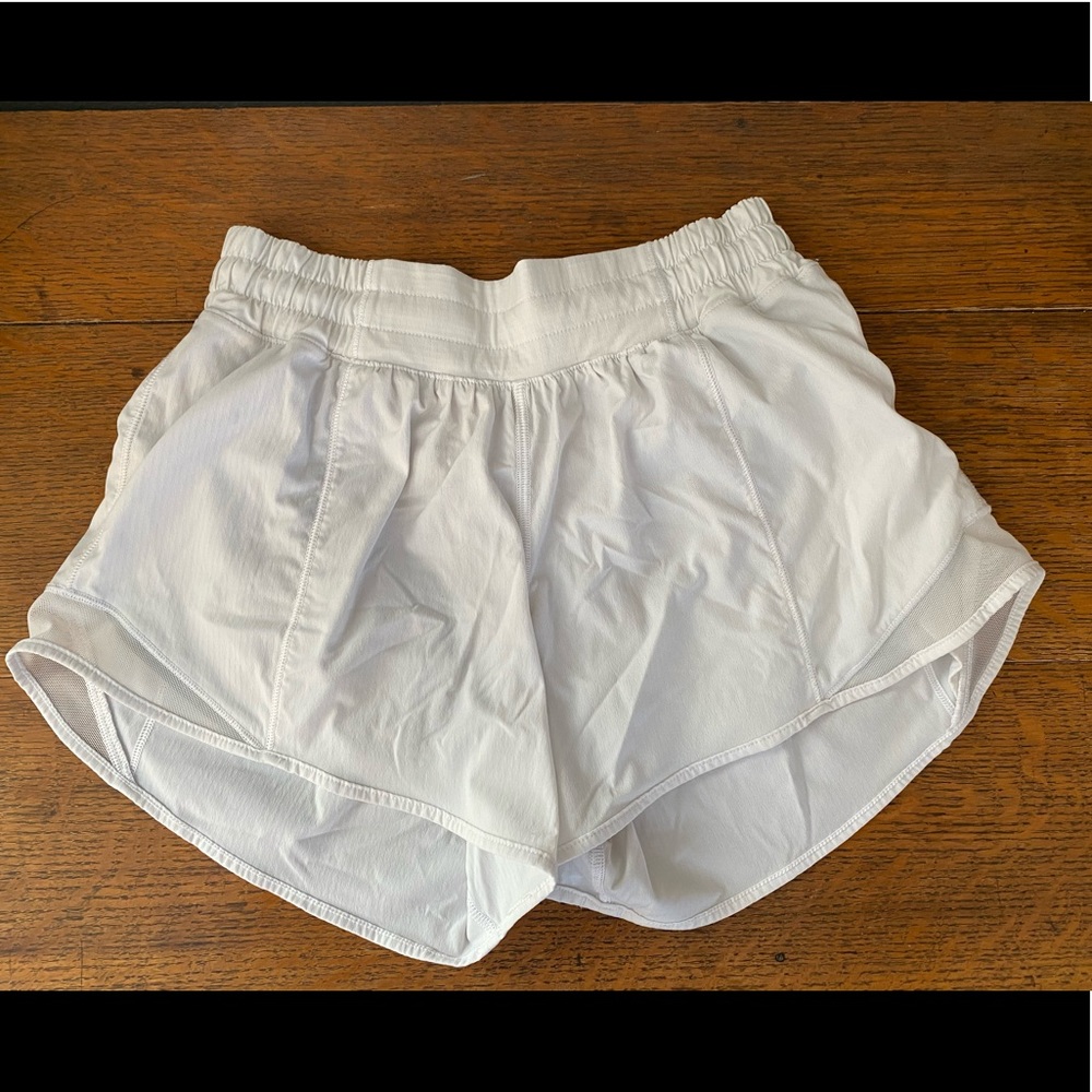 Hotty Hot White Shorts 4” inseam